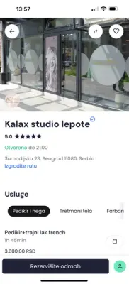 Portfolio salona lepote u marletplejsu LINKINPRO – predstavite svoj rad i privucite nove klijente
